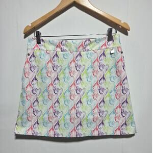 Cutter & Buck Drytec Julia Printed Skort Size 6 Golf Tennis Pickleball